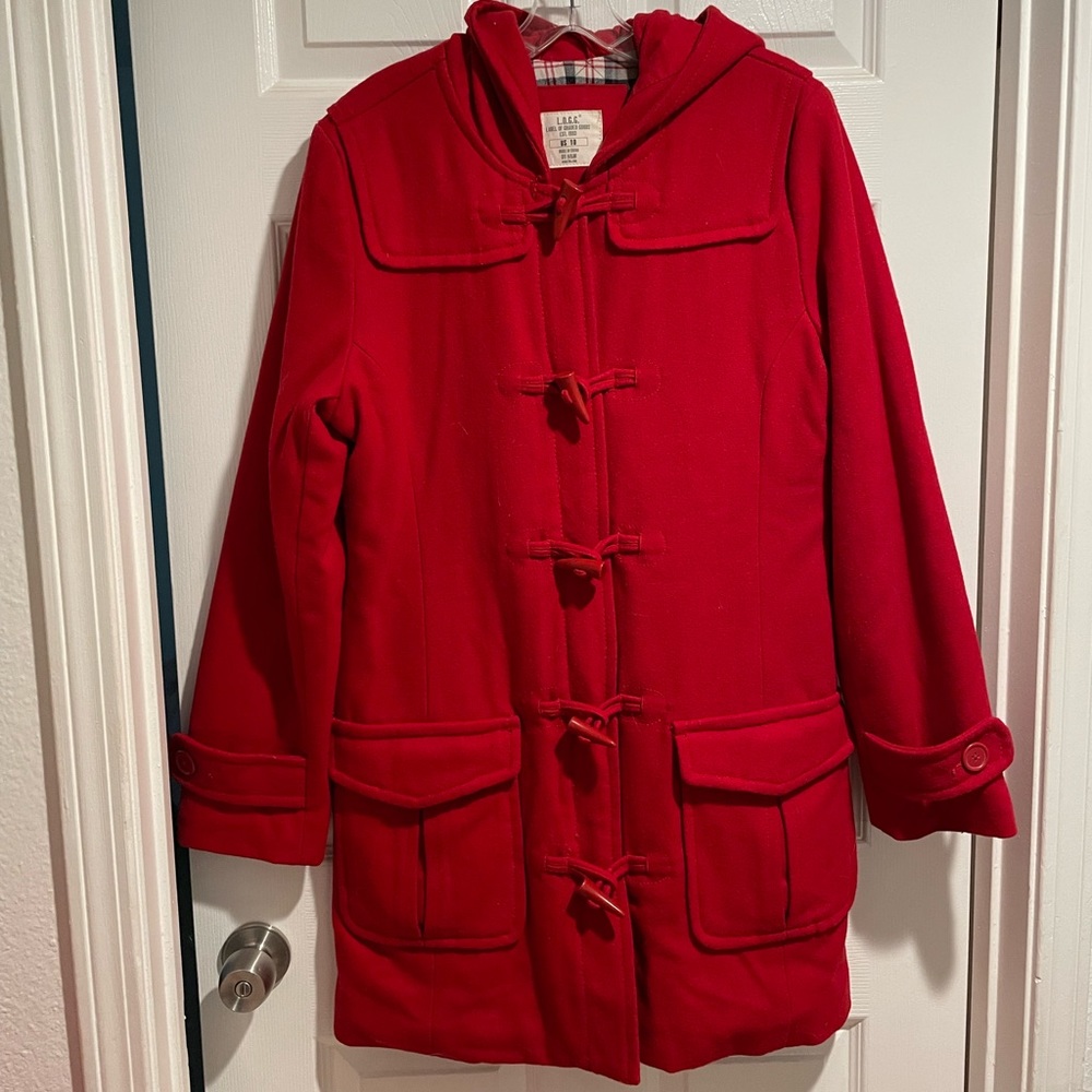 NWOT Women’s long winter coat Label of Graded Goods from H&M size 10